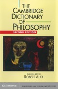 Cambridge Dictionary Of Philosophy, The