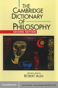 Cambridge Dictionary Of Philosophy, The