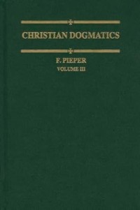 Image of Christian Dogmatics: Volume III