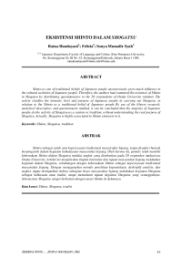 Eksistensi Shinto Dalam Shogatsu