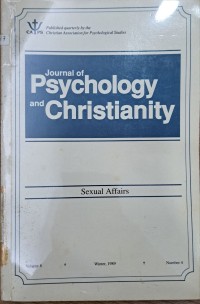 Journal Of Psychology And Christianity : Sexual Affairs
